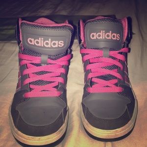 Pink and Black adidas